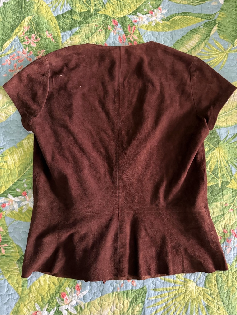 Ralph Lauren Sport Leather Blouse M - Picture 5 of 8